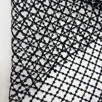 Sequin Adorned Material 100% Polyester Three Color Choose Fabric For Party Dresses